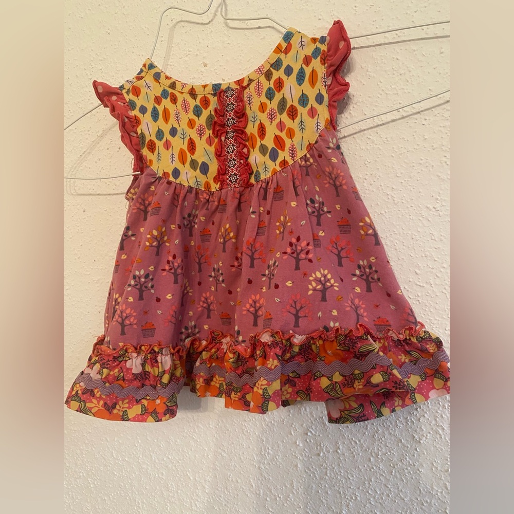 Matilda Jane Mohunk Mountain Sara baby dress size 6-12 months